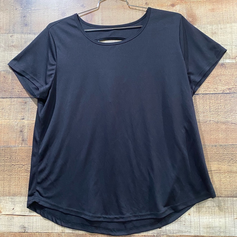 RBX Ladies Black Activewear Top Size 1X - Picture 2 of 4